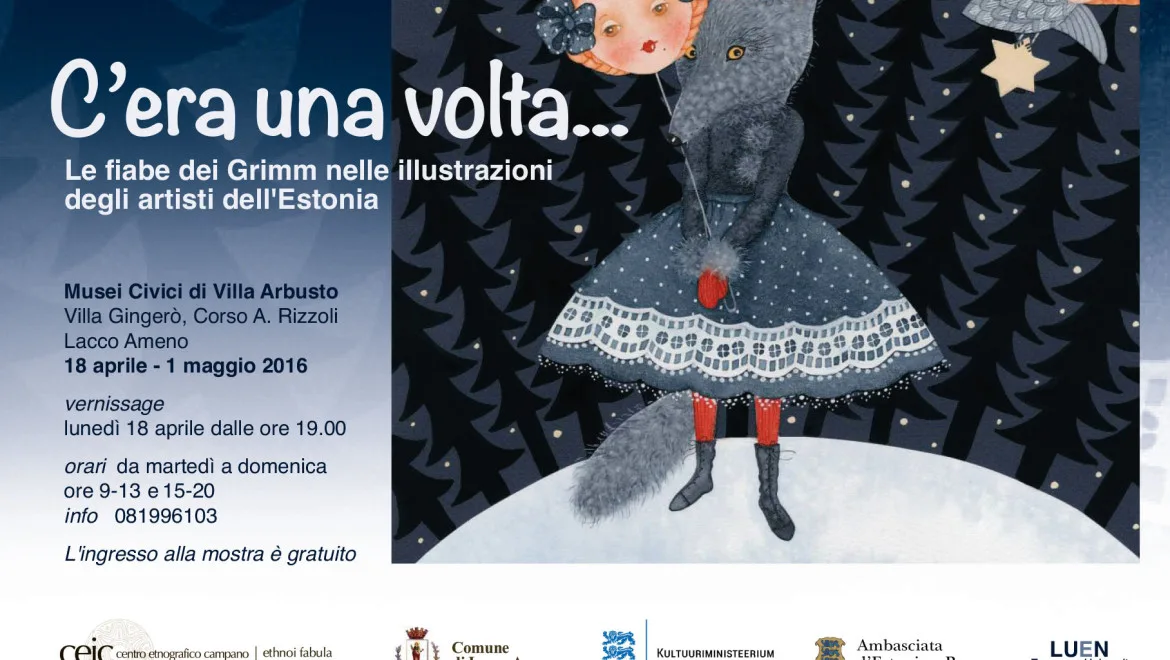 Le fiabe Grimm illustrate da artisti estoni in mostra a Ischia